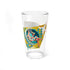 Mod 60s Groovy Gal, Mid Century Modern Retro Cocktail, Mocktail Glass - Mid Century Modern Gal