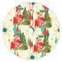 Mid Century Modern Kitschy Retro VIntage Christmas Tree Skirt With Pom Poms - Mid Century Modern Gal