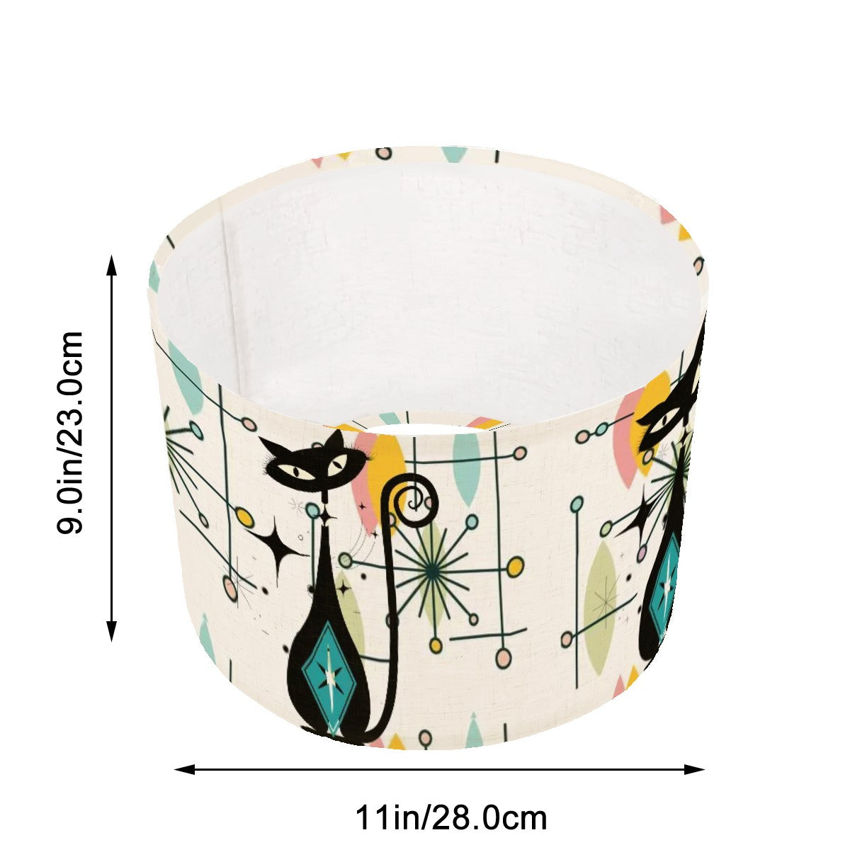 Atomic Cat Starburst MCM Lamp Shade ONLY - Mid Century Modern Gal