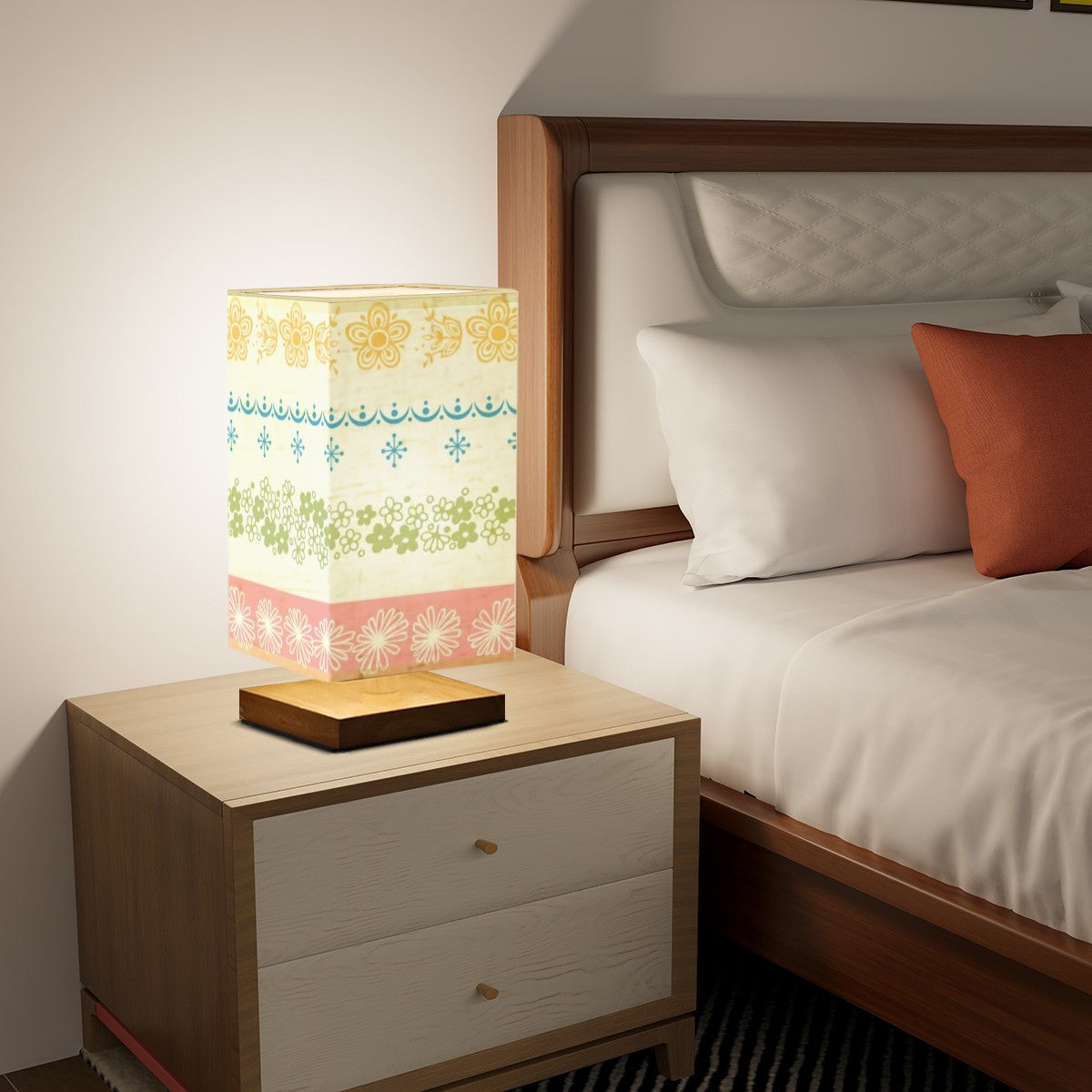 Pyrex Lover Kitschy Mod Kitchen Counter Square Table Lamp - Mid Century Modern Gal