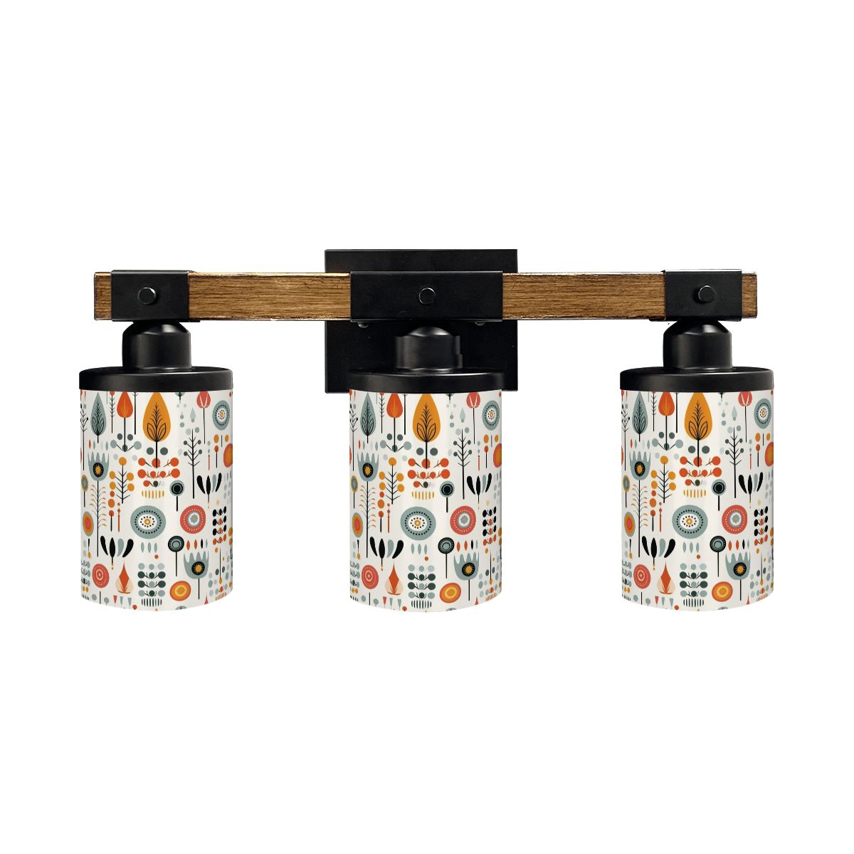 Mid Century Modern Scandinavian Desing Floral Vanity Light Fixture - Mid Century Modern Gal