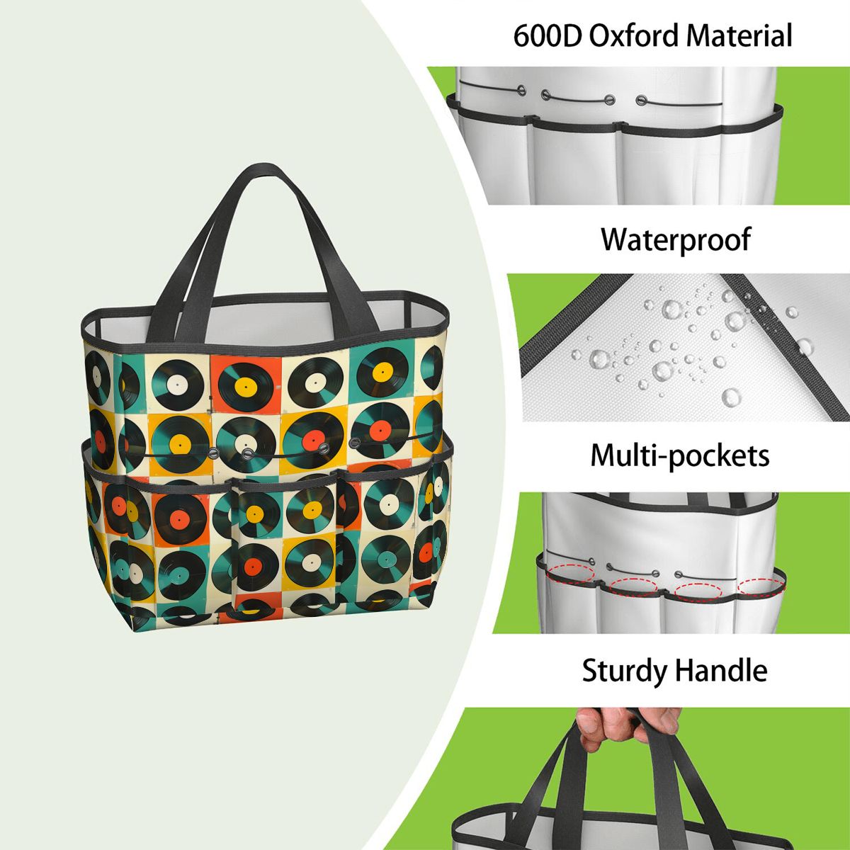 Retro Records, Groovy Mod Garden Tool Bag - Mid Century Modern Gal