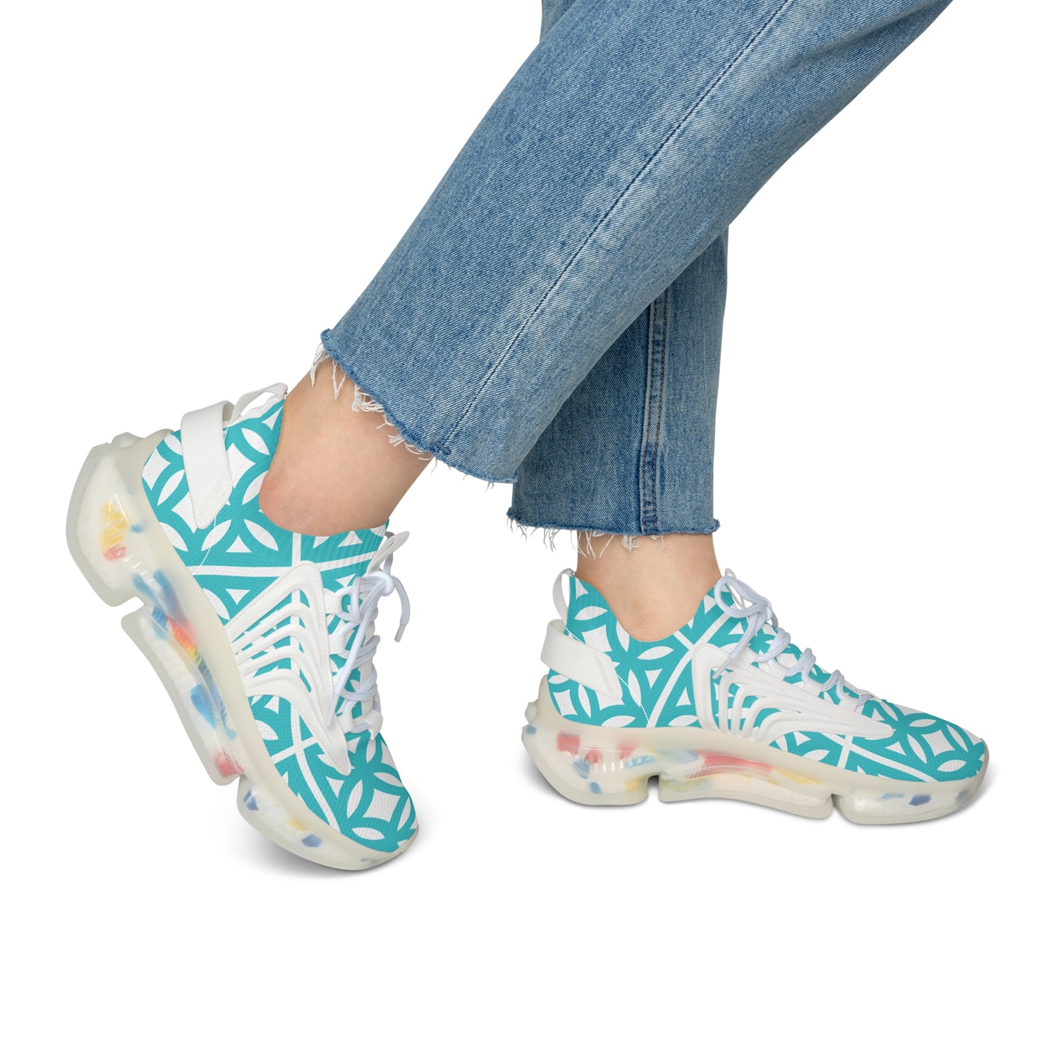 Mid Mod Retro Footwear In 50s Breeze Block Comfy Stylish Sneakers For Women - Mid Century Modern Gal