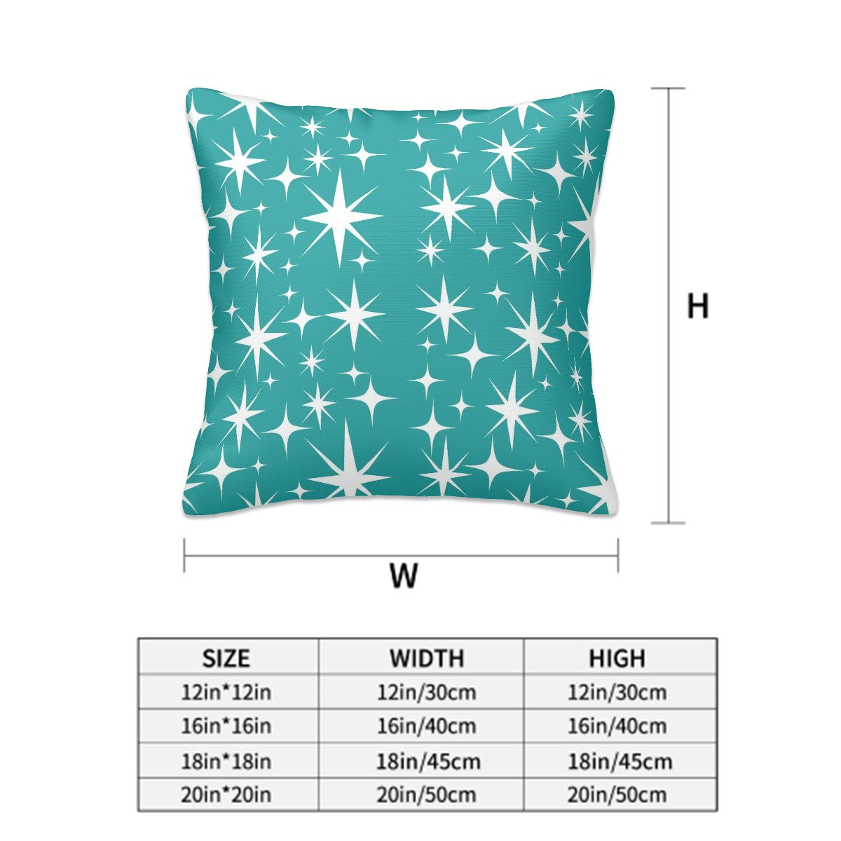 Mid Century Modern Atomic Starburst Mid Mod Pillow Covers - Mid Century Modern Gal