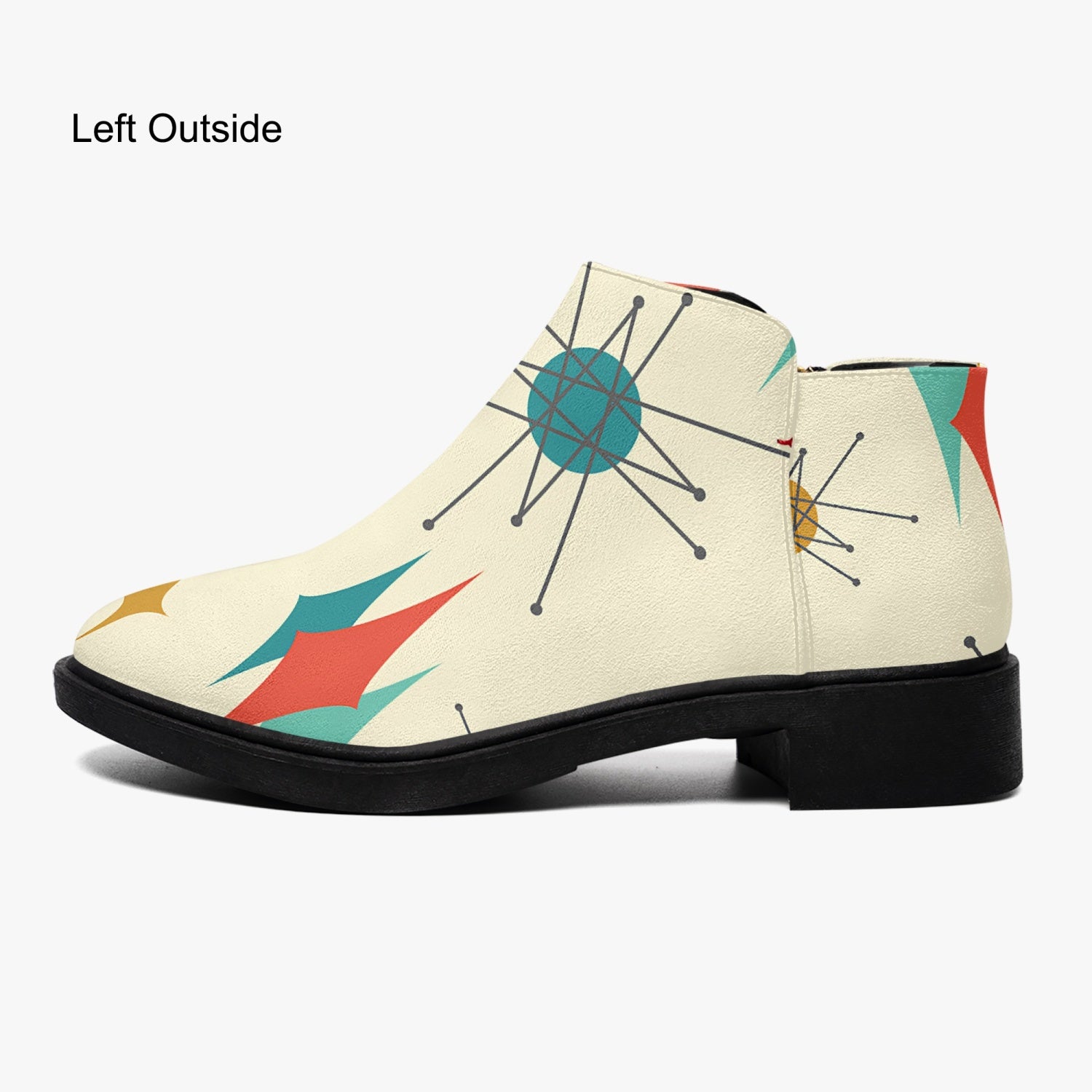 Mid Century Modern Franciscan Diamond Casual Fun Shoe Boot - Mid Century Modern Gal
