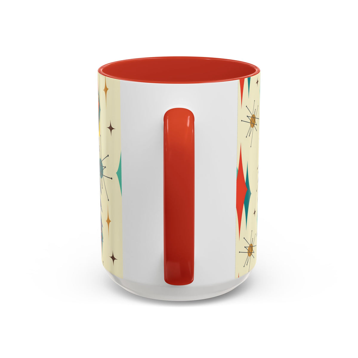 Mid Century Modern 50s Kitsch Christmas Starburst Coffee Mug - Mid Century Modern Gal