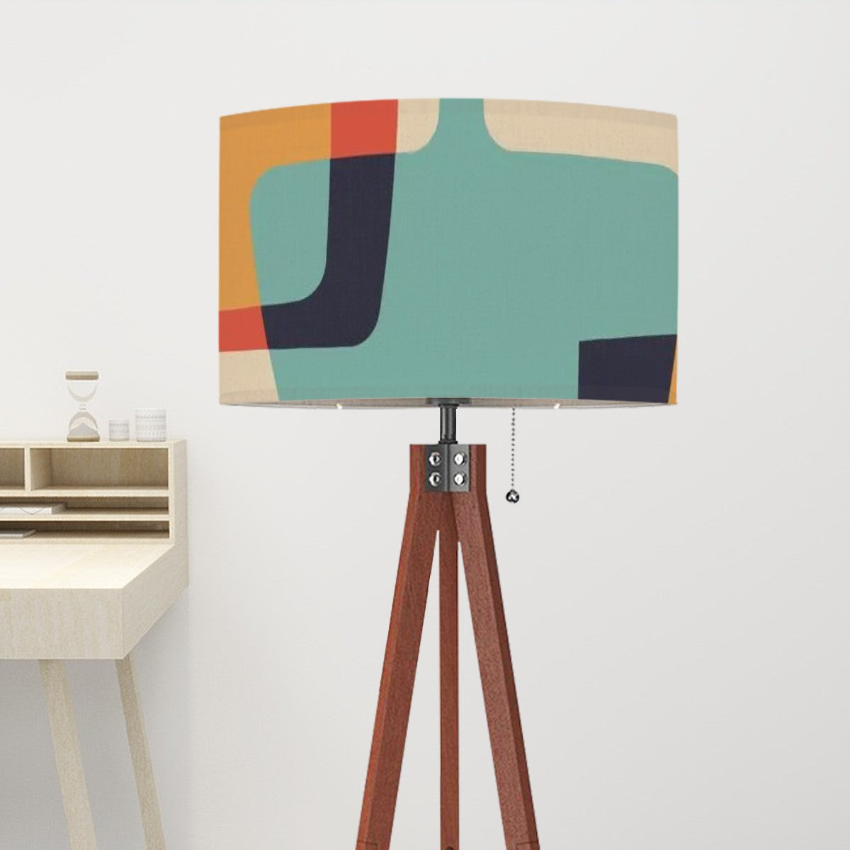 Mid Century Modern Tripod Floor Lamp Mid Mod Geometric MCM Modern Lighting - Mid Century Modern Gal