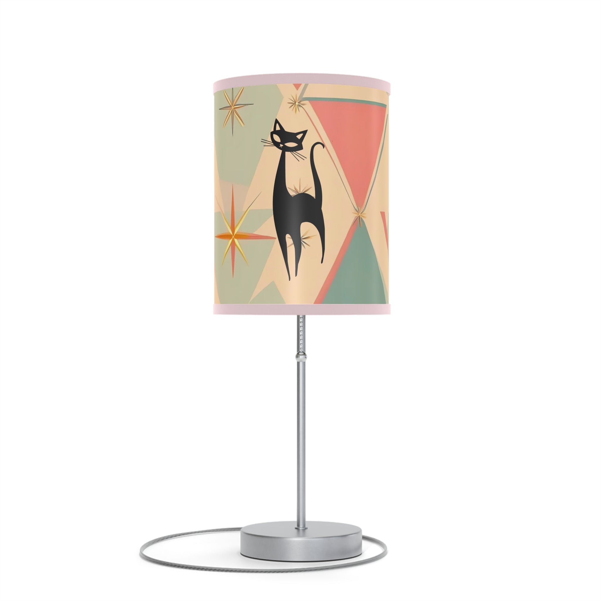 Mid-Century Modern Cat Lamp – Stylish Home Decor for Cat Lovers - Mid Century Modern Gal