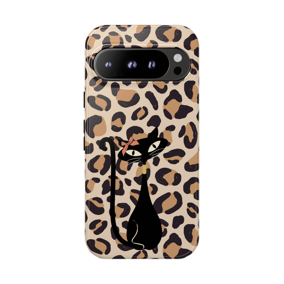Mid Century Modern 50s Leopard Print, Atomic Cat, Mid Mod Tough Cases