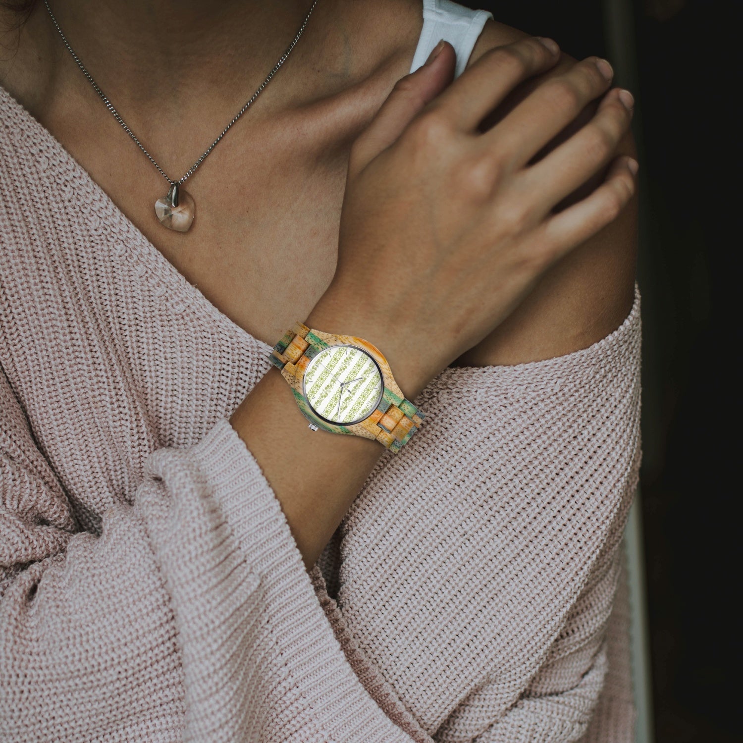 Pyrex Collector Special Unique Time Piece, Retro Bamboo Watch - Mid Century Modern Gal