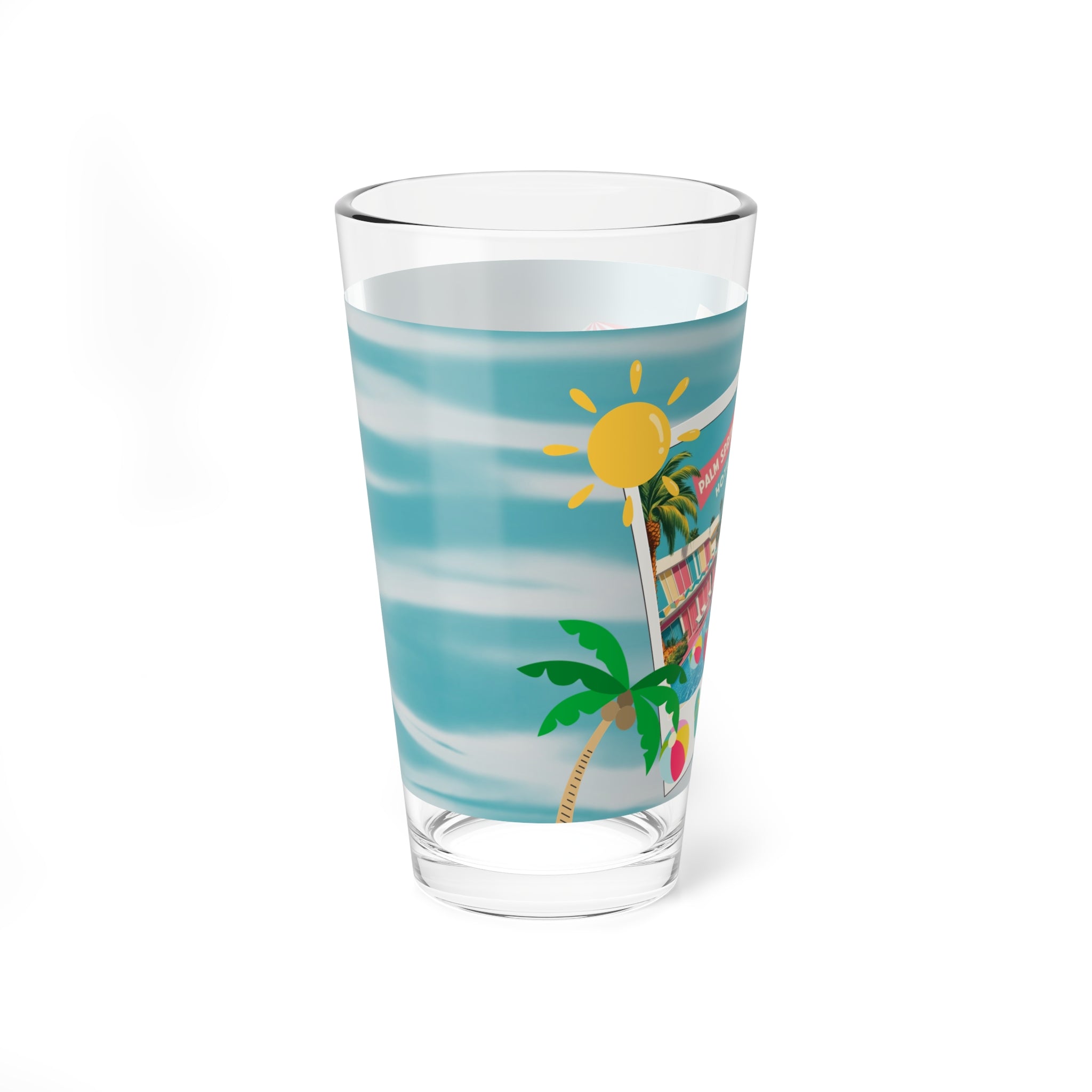 Old Palm Springs California Kitschy Mod Flamingos, Atomic Cats, Retro Palm Springs Mid Century Modern Barware - Mid Century Modern Gal