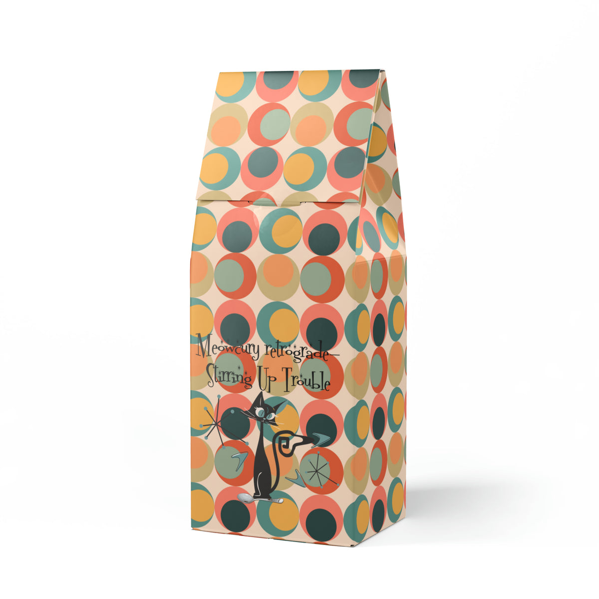 Atomic Java Jive Coffee Beans Or Ground Roast, Bitterroot Coffee Blend (Dark French Roast) By Mid Century Modern Gal - Mid Century Modern Gal