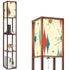 Mid Century Modern Franciscan Starburst, Floor Lamp with Shelves - Mid Century Modern Gal