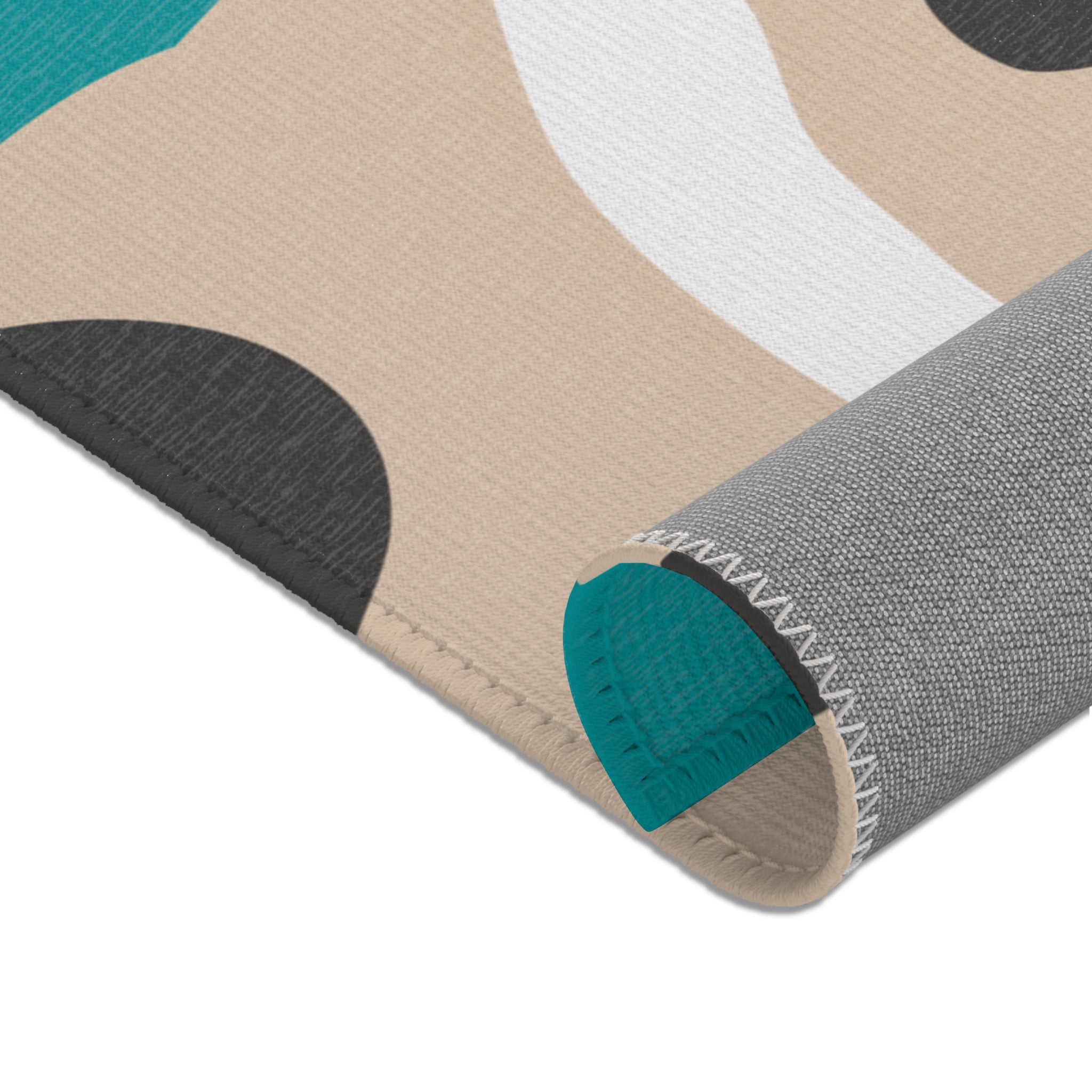 Modern Abstract Area Rug - Stylish Décor for Living Spaces - Mid Century Modern Gal