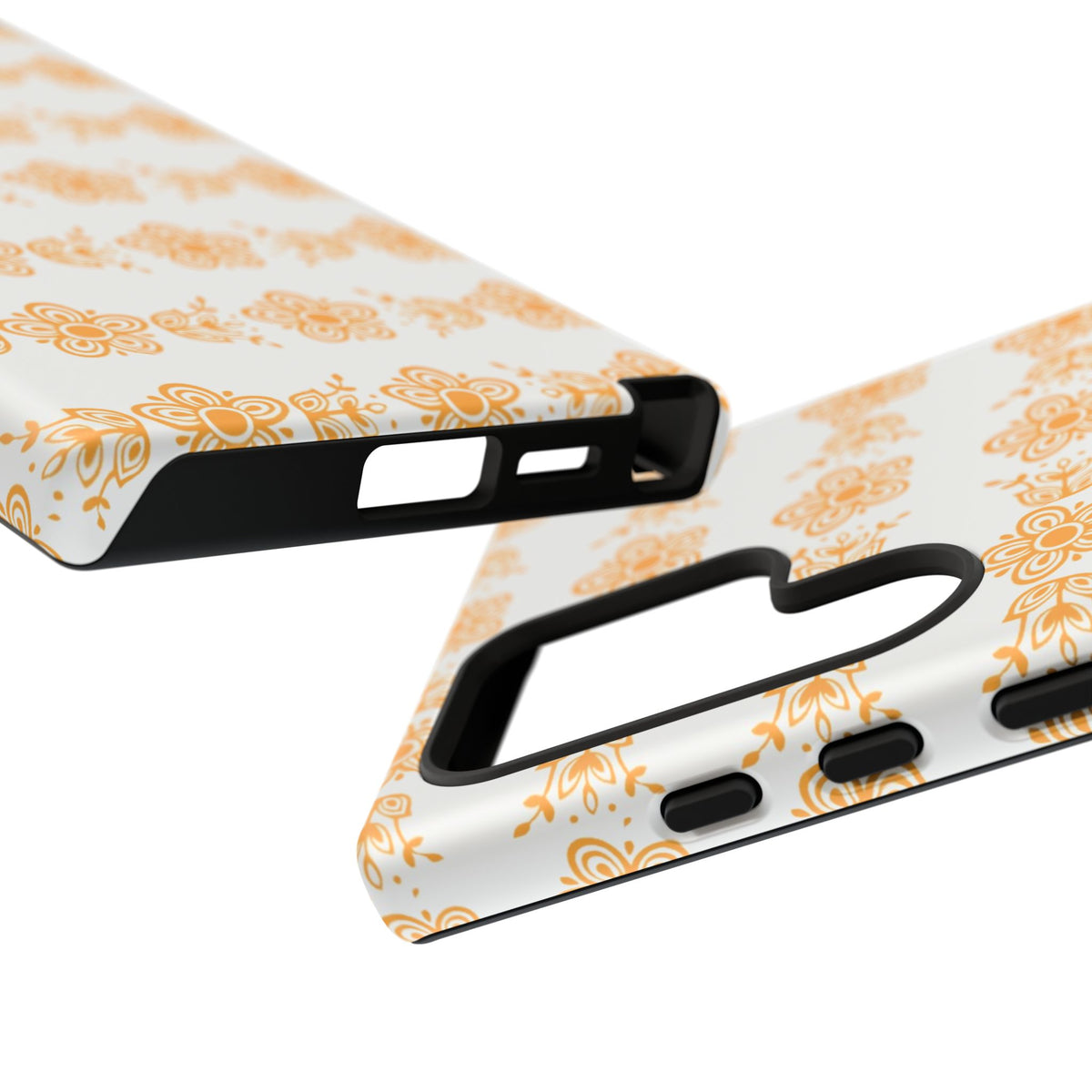 Pyrex Golden Butterfly Floral Phone Case, Tough Cases for Stylish Protection, Gift for Her, Durable, Trendy Floral Design, Cell Phone Cover