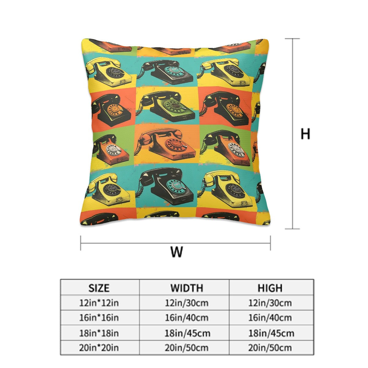 Mid Century Modern Groovy Mod Pillow Covers, Orange Teal Motifs - Mid Century Modern Gal