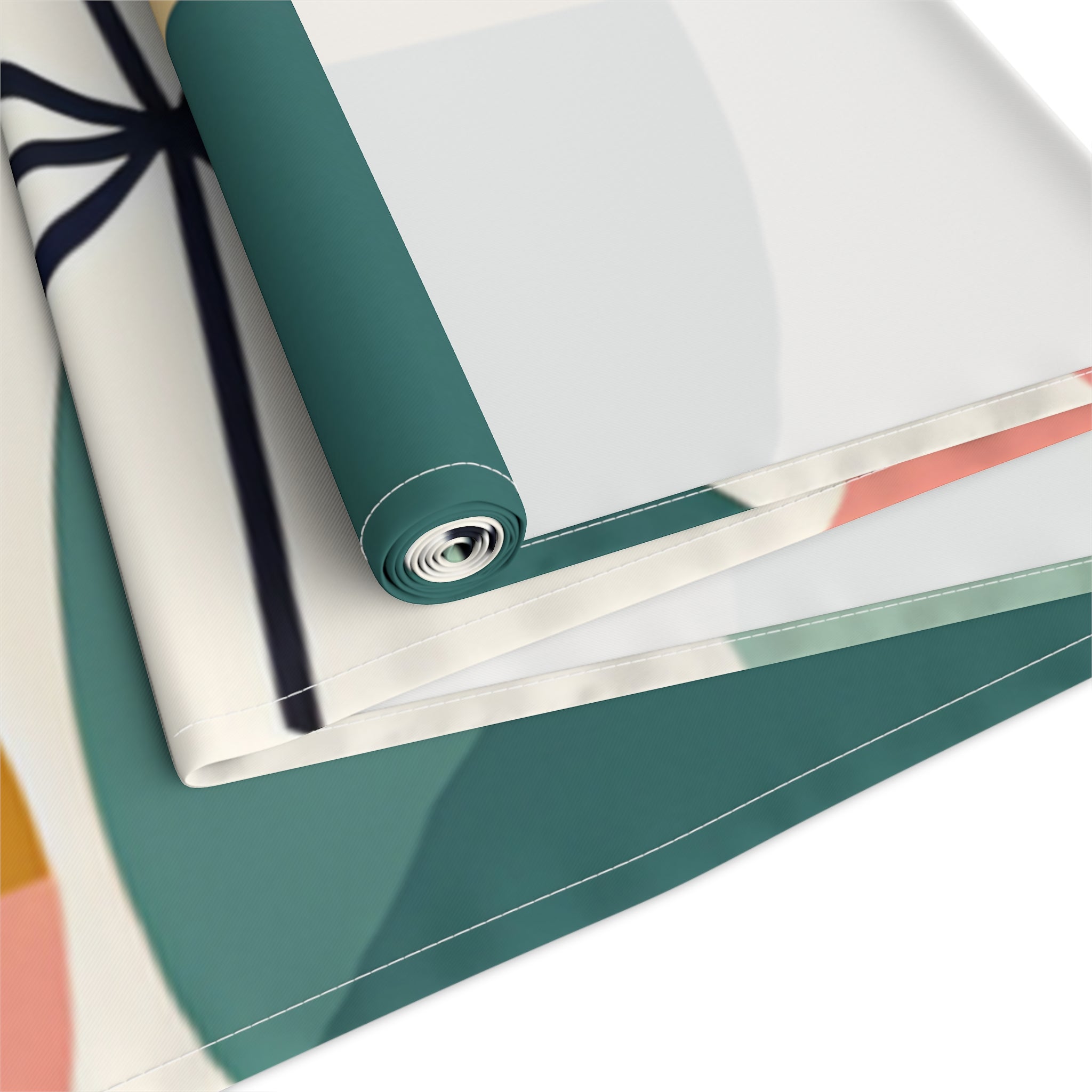 Mid Century Modern Scandinavian Designed Geometric Mod Boho Style Table Runner - Mid Century Modern Gal