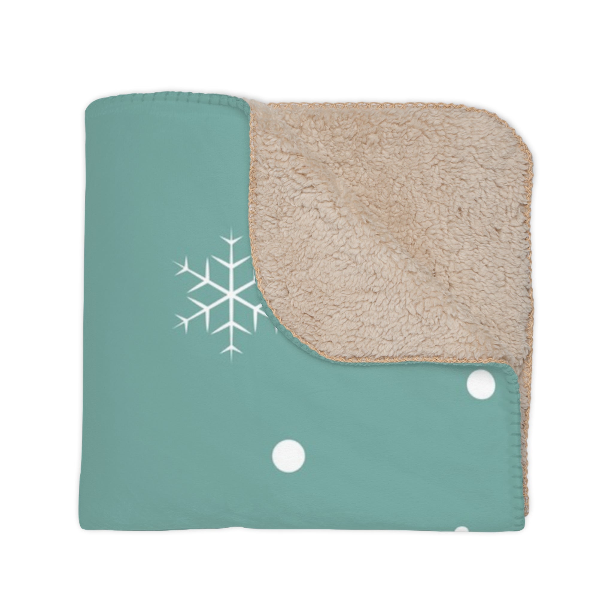 Mid Century Modern Christmas Kitsch Vintage New York Holiday Sherpa Blanket - Mid Century Modern Gal