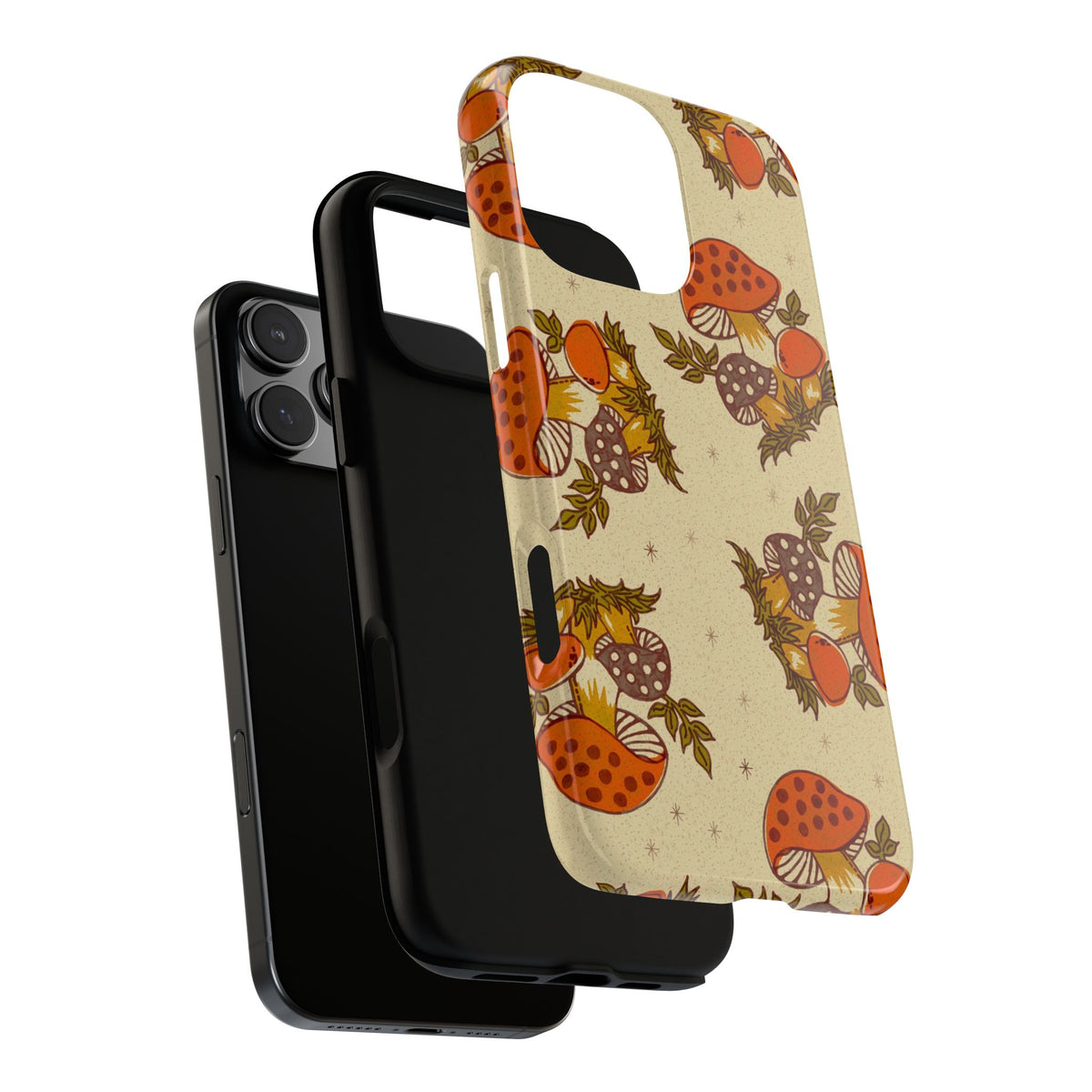 70s Merry Mushroom Groovy Retro Smart Phone Tough Phone Cases