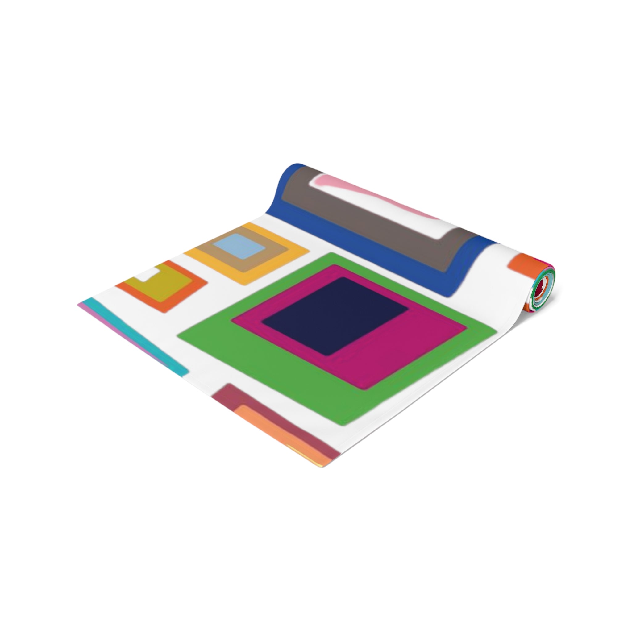 Mid Century Modern Geometric Funky Bold, Colorful MCM Kitchen, Dining Table Runner - Mid Century Modern Gal