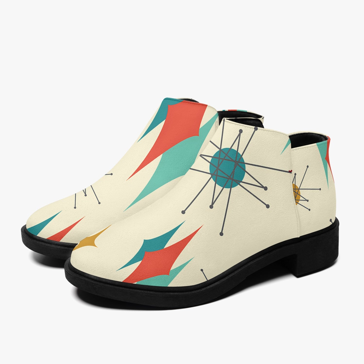 Mid Century Modern Franciscan Diamond Casual Fun Shoe Boot - Mid Century Modern Gal