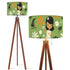 Tiki Lamp, Mid Century Modern Tiki Gal, Green Polynesian Home Decor - Mid Century Modern Gal