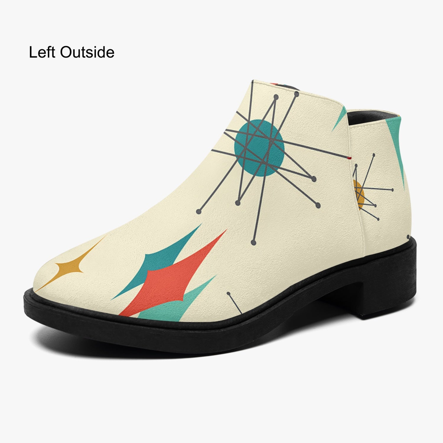 Mid Century Modern Franciscan Diamond Casual Fun Shoe Boot - Mid Century Modern Gal