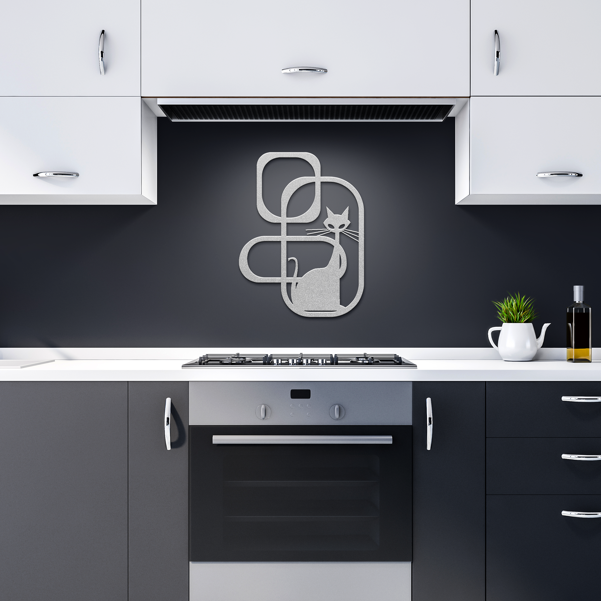 Atomic_Cat_Mid_Century_Modern_Wall_Art__Silver_Dark_Kitchen_Mockup.png