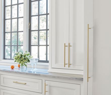 Cabinet Pulls - Bar Pull Series - 7-9/16" Inch Center to Center - Golden Champagne Finish - Sold Individually