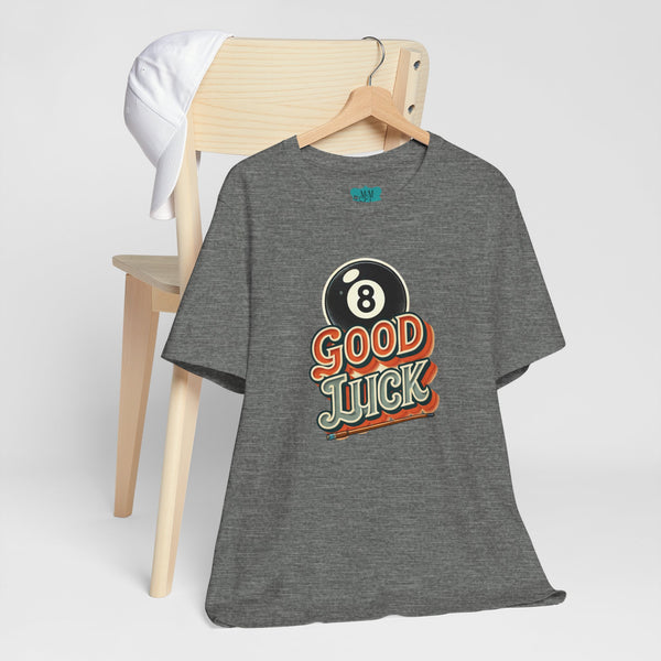 Good Luck Vintage Pool Theme, Perfect for Games Night, Pool League Birthday Gift, Casual Style, Party Outfit