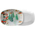 Mid Century Modern Christmas Platter, Kitschy 50s Couple, Franciscan Starburst - Mid Century Modern Gal