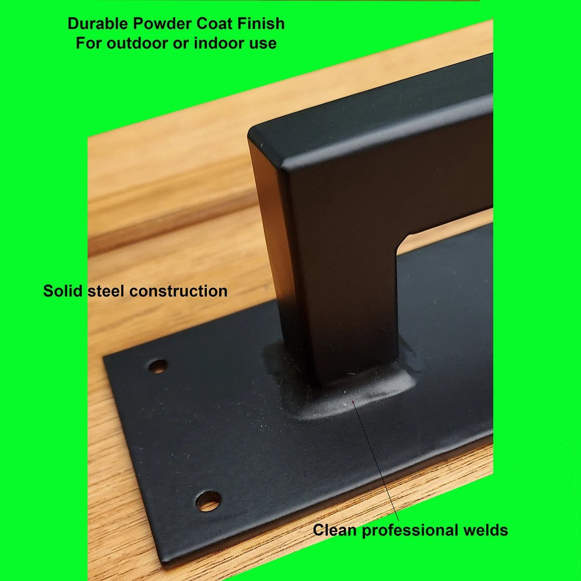 Extra Large Rectangular Pull - 11" Inch - Multiple Finishes Available - Sold Individually