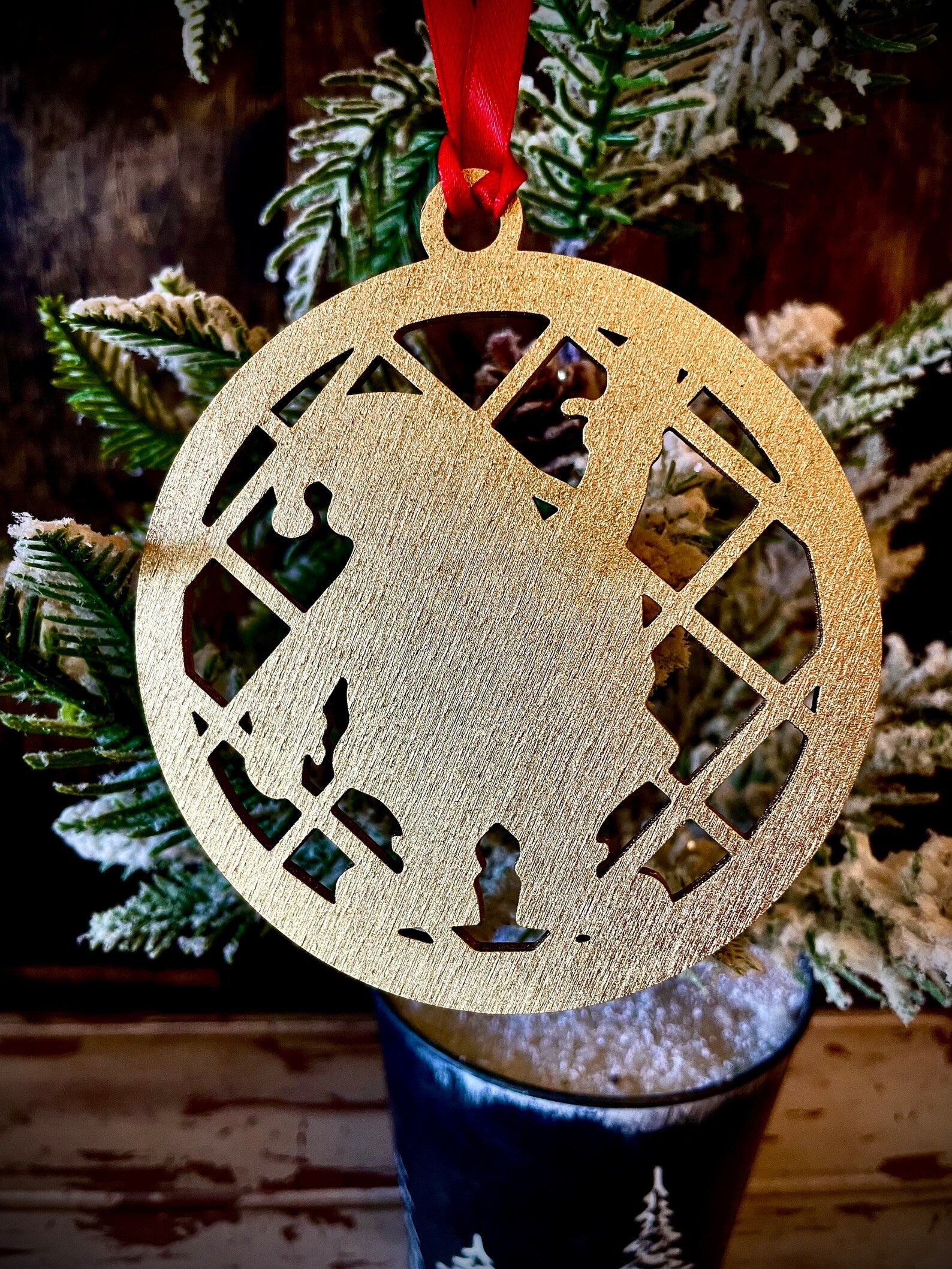 Symbols of Christmas - Art Deco Ornaments - Set of 12