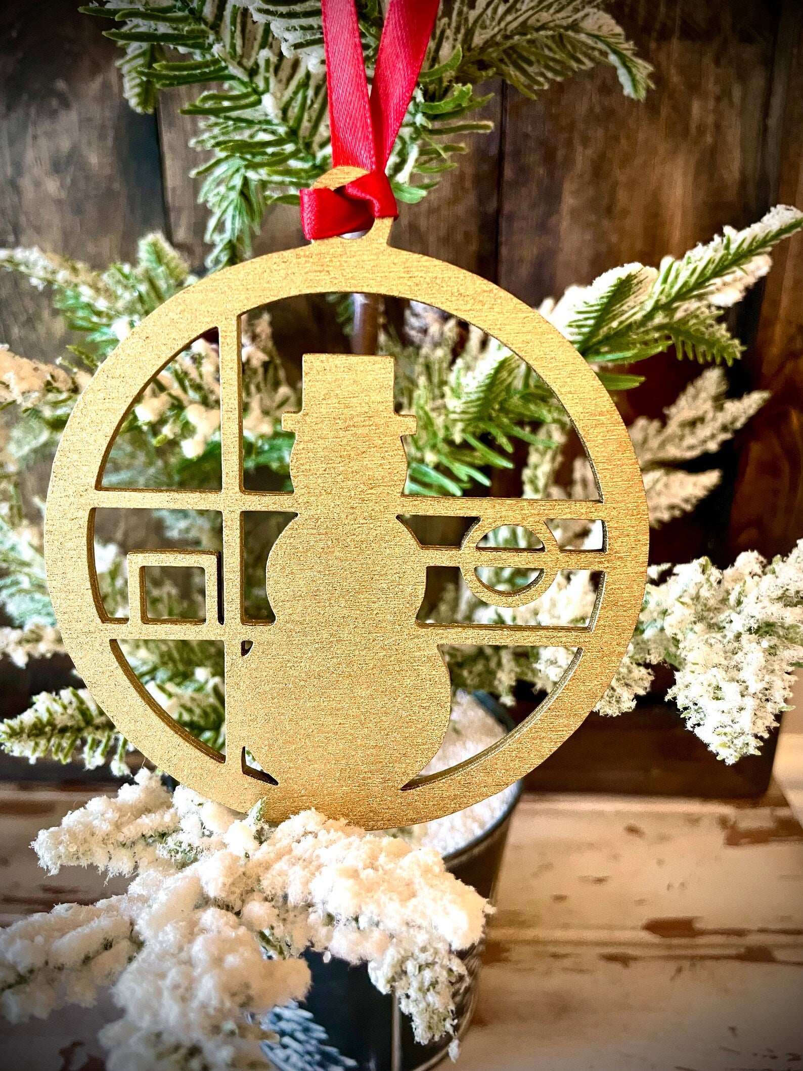 Symbols of Christmas - Art Deco Ornaments - Set of 12