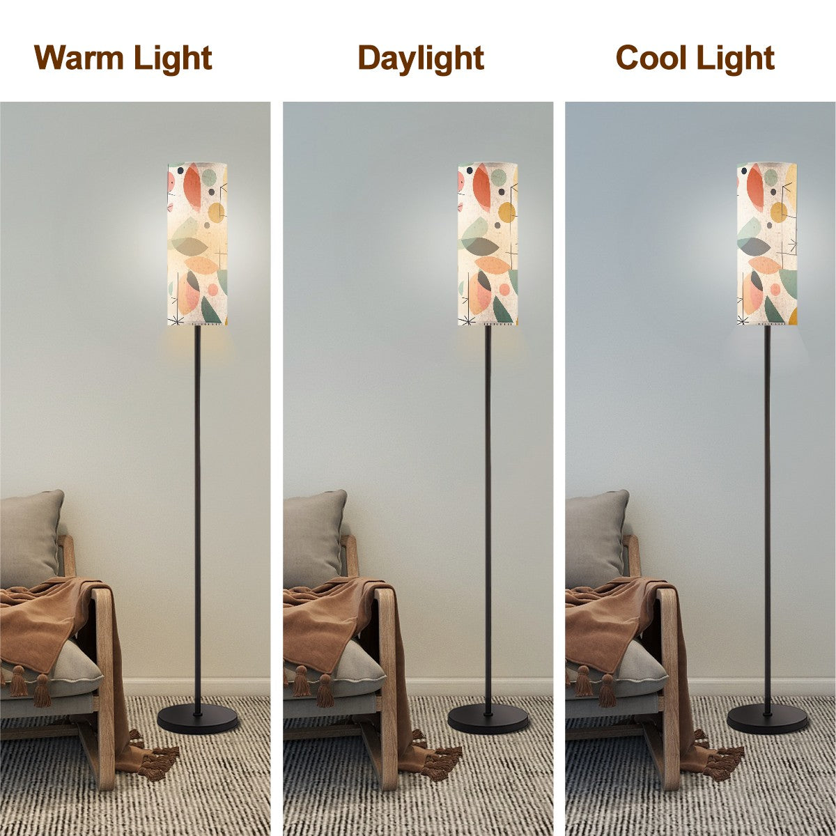 Mid Century Modern Modernist Floor Lamp, Geometric Retro Style - Mid Century Modern Gal
