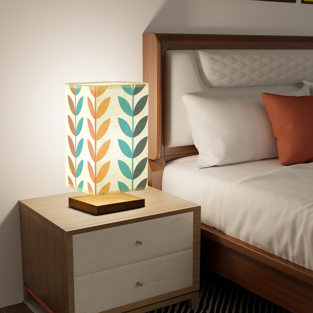 Scandinavian Modern Danish Designed Mid Mod Square Table Lamp - Mid Century Modern Gal