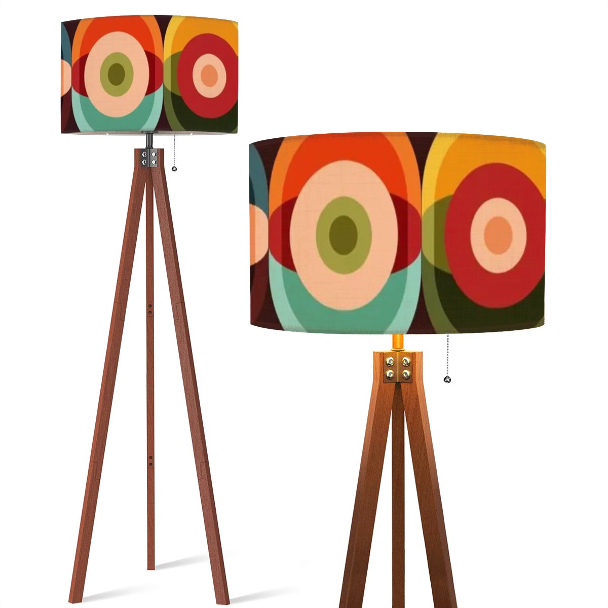 Retro Groovy Space Orb, Funky Fun Tripod Floor Lamp - Mid Century Modern Gal