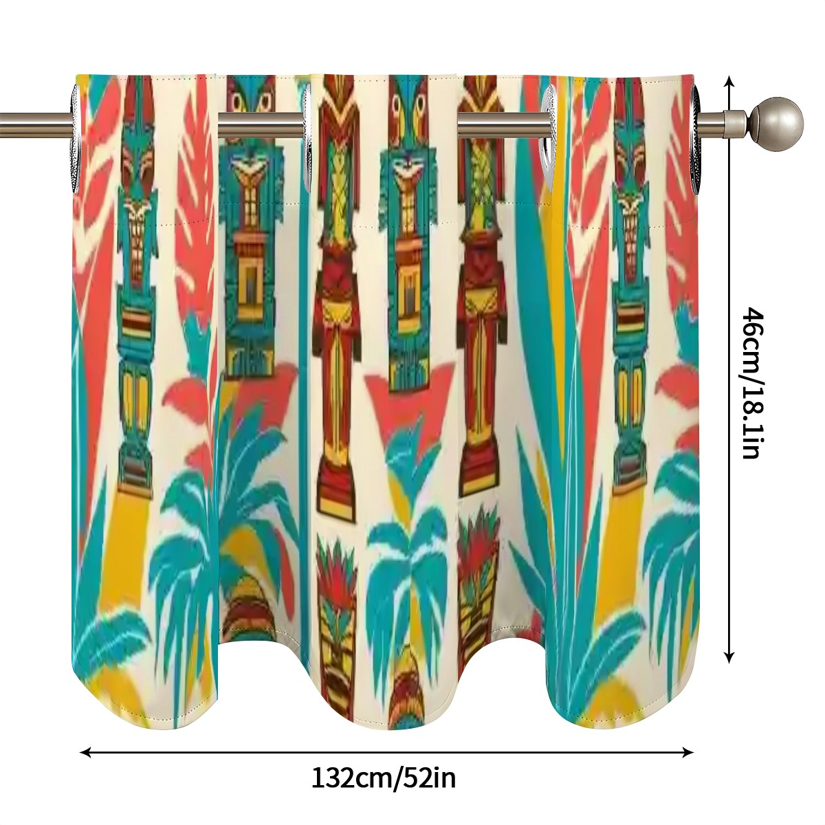 Time Time Palm Springs Kitschy Curtain Valances - Mid Century Modern Gal