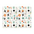 Mid Century Modern Hanging Room Divider In Sputnik, Mod Design, One Side Print - Mid Century Modern Gal
