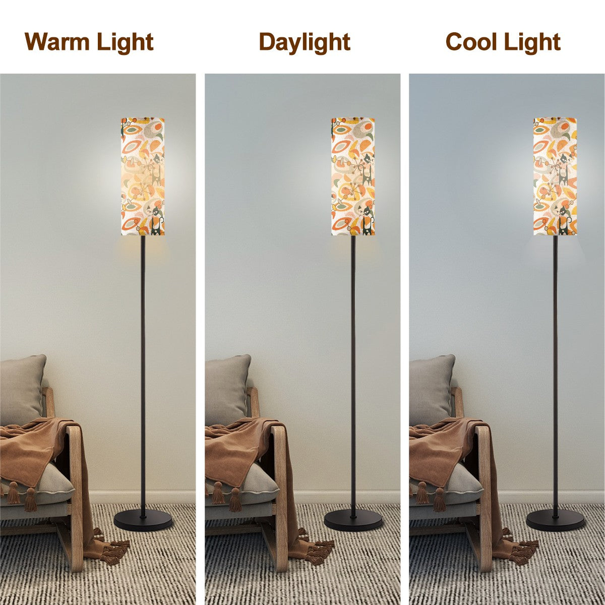 Kitsch Is Calling Atomic Cat Mid Century Modern Lovers, MCM Tall Slim Floor Lamp - Mid Century Modern Gal