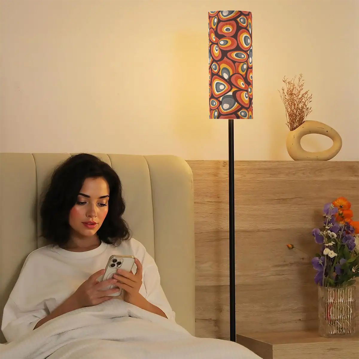Groovy Retro 70s Hipster Mid Mod Floor Lamp - Mid Century Modern Gal