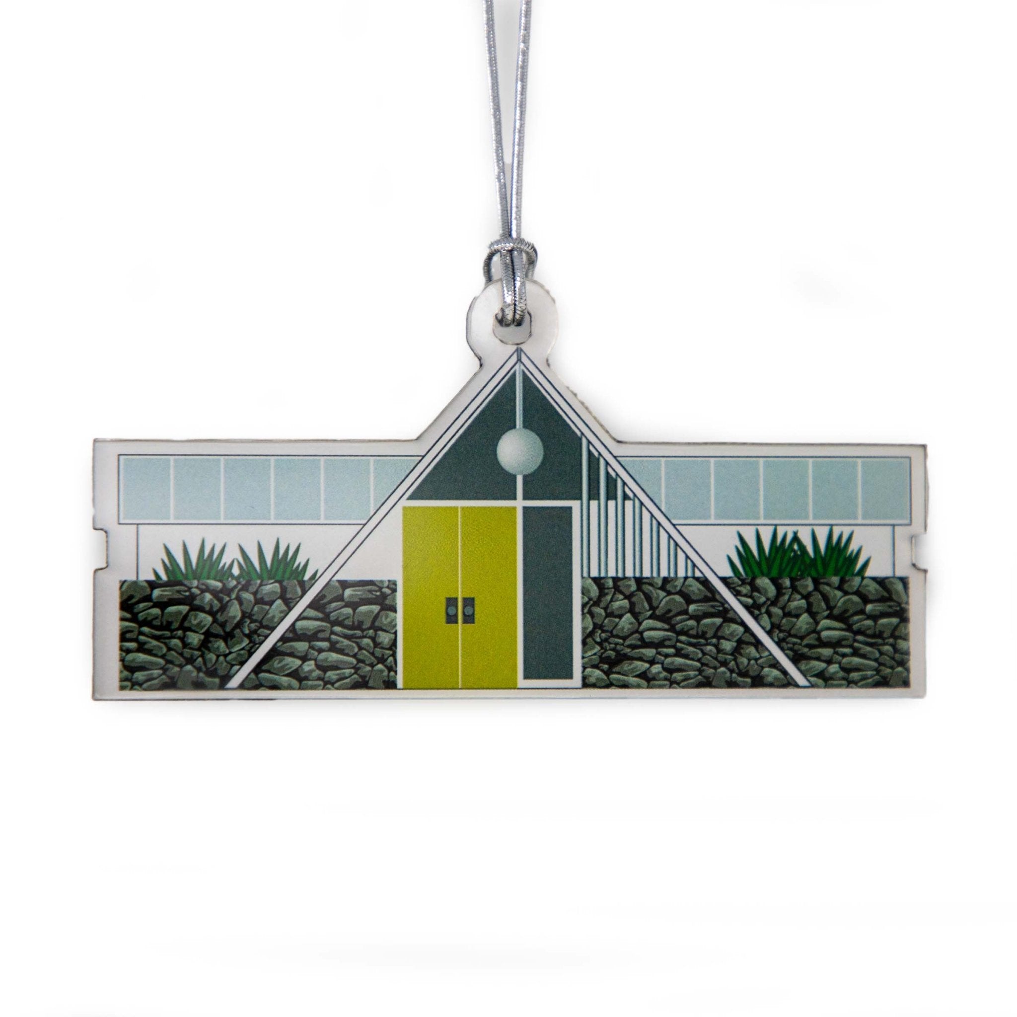 Acrylic Midcentury House Ornament - Swiss Miss