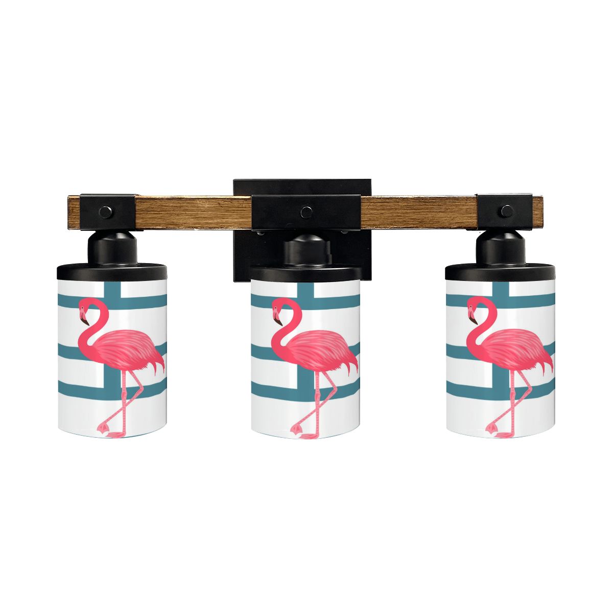 Palm Springs Cali Pink 50's Flamingo Vanity Light Fixture - Mid Century Modern Gal