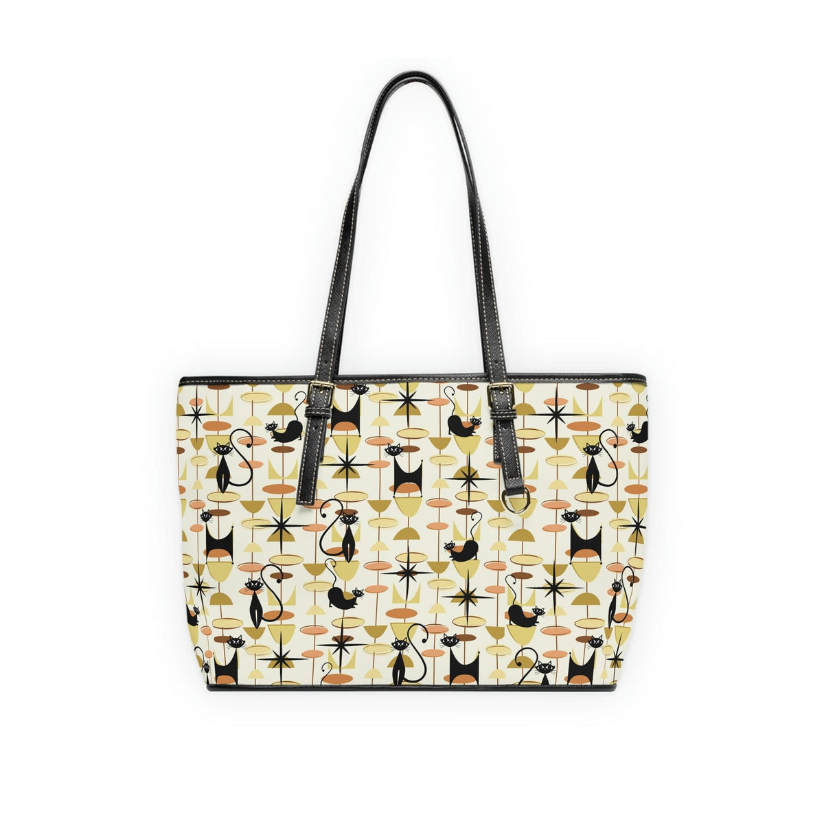 Atomic Cat, Mid Century Modern Retro Fun, Funky Shoulder Bag Bags