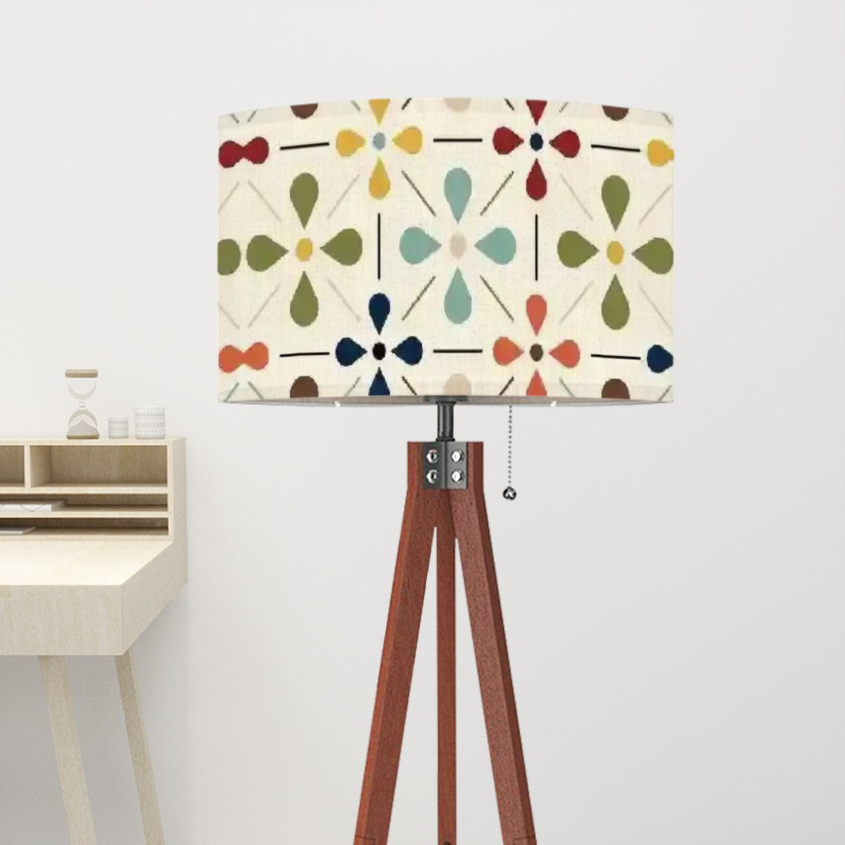 Scandinavian Flower, Mid Modern Danish Design Tripod Floor Lamp - Mid Century Modern Gal