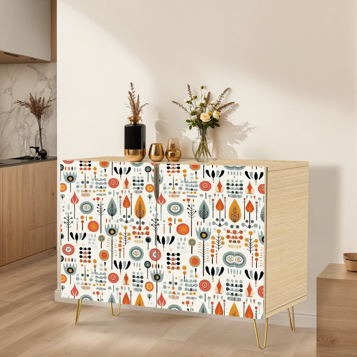 Mid Century Modern Scandinavian Modern Danish Wooden Storage Cabinet - Mid Century Modern Gal