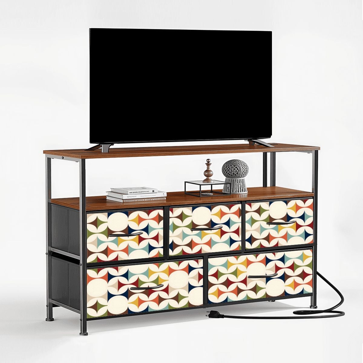 Mid Century Modern Scandinavian Designed TV Stand Media Console - Mid Century Modern Gal