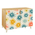 Mid Century Modern Wooden Storage Cabinet, Atomic Starbursts, Mod Credenza Sideboard - Mid Century Modern Gal