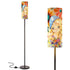 1960s 70s Big Eyed Girl Lamp, Flower Power Hippie Mod Slim Floor Lamp - Mid Century Modern Gal