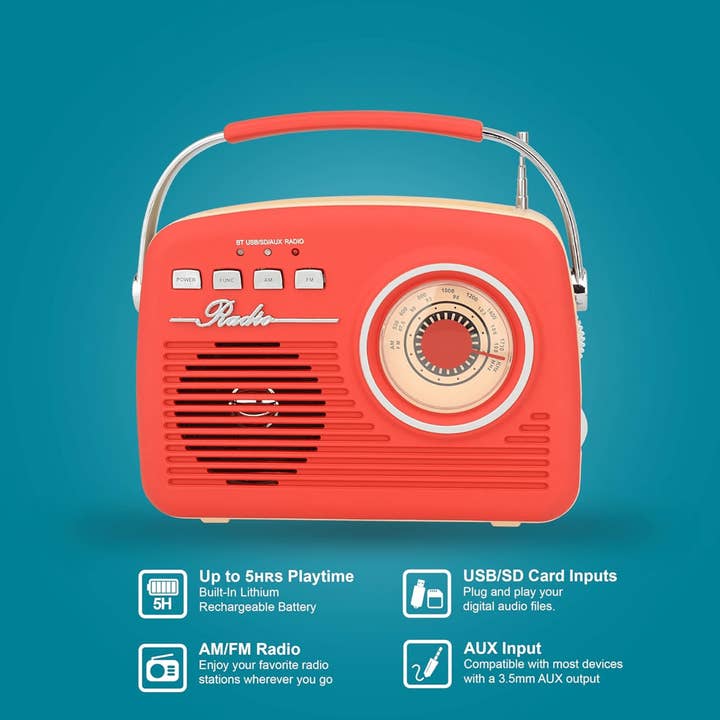 Wholesale Supersonic Multi-Function Bluetooth Retro Speaker